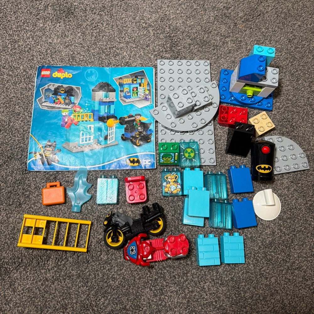 Lego Duplo Parts & Pieces (Batman, Spiderman, Hulk)